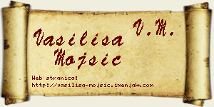 Vasilisa Mojsić vizit kartica